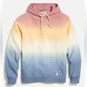 Marine Layer Signature Ombré Stripe Organic
Cotton Blend Fleece Hoodie